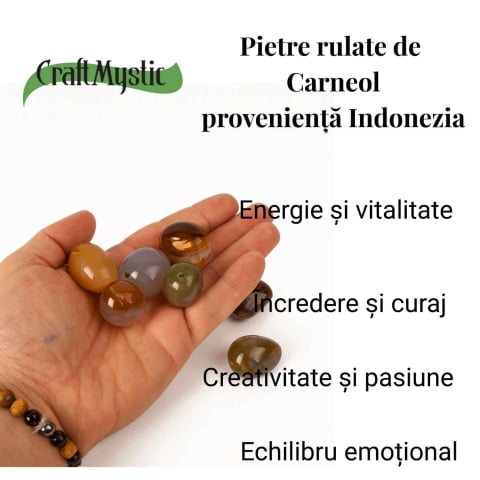 Piatra Naturala Carneol din Indonezia – Energie, Curaj si Transformare Pozitiva [1]