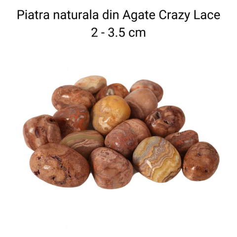 Piatra Naturala Crazy Lace Agate din Indonezia – Vitalitate, Echilibru si Energie Pozitiva [1]