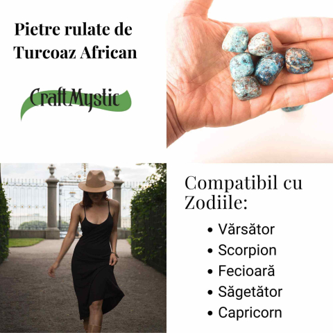 Pietre rulate Turcoaz African 2–3 cm – Claritate, evolutie si echilibru interior [2]
