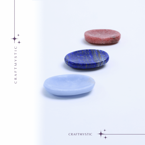 Piatra de Deget Terapeutica Lapis Lazuli 4 cm - Claritate si Liniste [6]