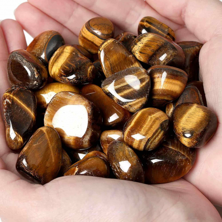 Pietra din Ochi de Tigru Rulat 3-4 cm Ideale pentru Reiki si Vindecare Energetica [6]