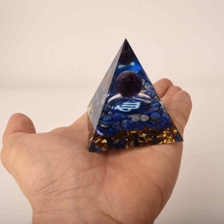 Piramida de Energie Orgonica cu Cristale de Vindecare specifice a Zodiilor pentru Relaxare, Meditatie si Ornament [3]