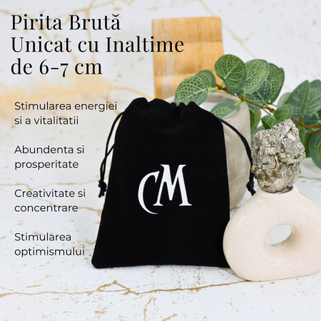 Specimen Pirita Bruta 6-7 cm - Amplifica Energia si Protectia [2]