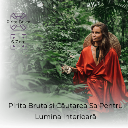 Specimen Pirita Bruta 6-7 cm - Amplifica Energia si Protectia [5]