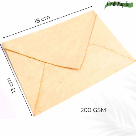 Plic din hartie vintage de bumbac 13x18 cm – Eleganta si rafinament [3]