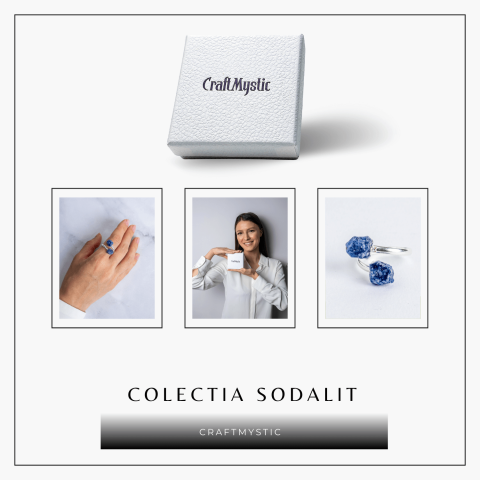 Ghidare si inspiratie – Inel cu dubla piatra sodalit in forma bruta [7]