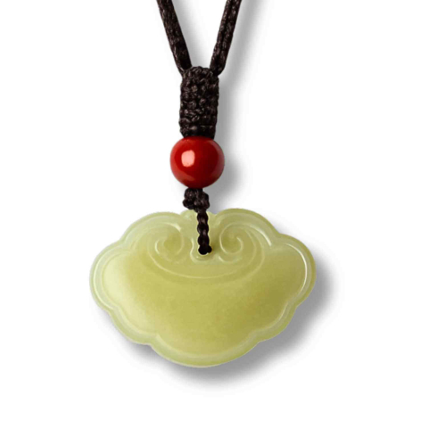 Sanatate - Protectie si Noroc – Colier Lucky Lock din Jad Hetian Natural
