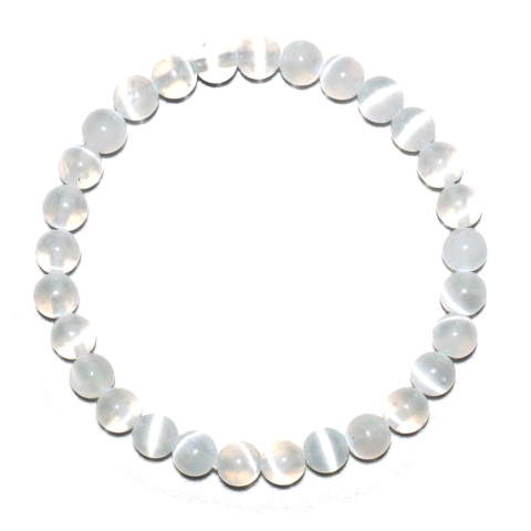 Cristale pentru zodii - Purificare si Liniste – Bratara din Selenit Natural 6mm