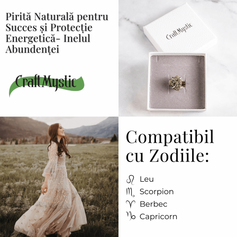 Inelul abundentei – Pirita naturala pentru succes si protectie energetica [4]