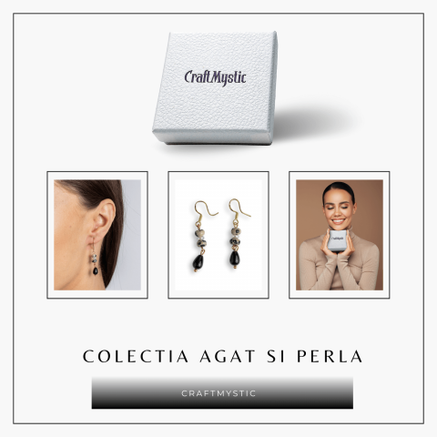 Cercei cu Energie de Echilibru si Protectie – Model in 3 Elemente [7]