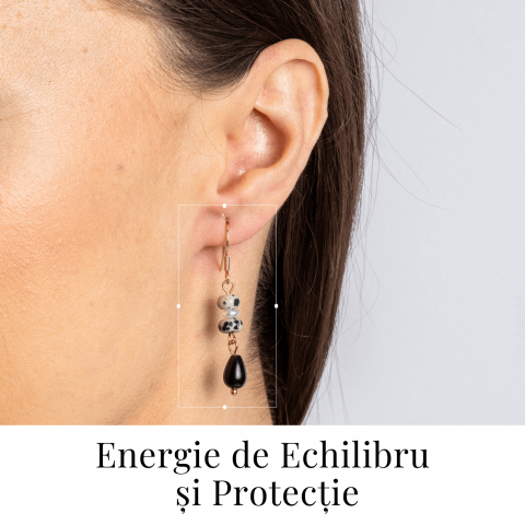 Cercei cu Energie de Echilibru si Protectie – Model in 3 Elemente [1]