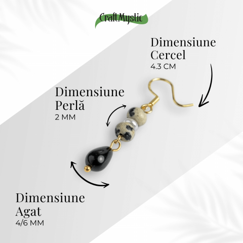 Cercei cu Energie de Echilibru si Protectie – Model in 3 Elemente [3]