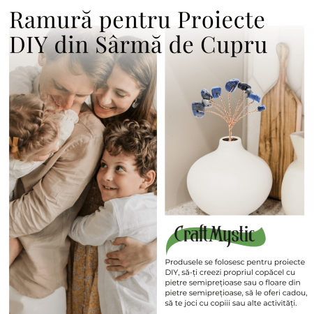 Ramurica DIY din Pietre Naturale Lapis Lazuli (9 Pietricele) [8]