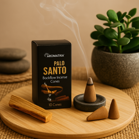 10 Conuri Aromatika Backflow Incense – Palo Santo [2]