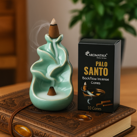 10 Conuri Aromatika Backflow Incense – Palo Santo [1]