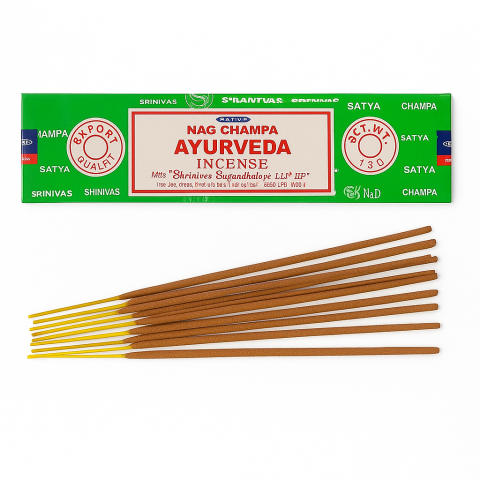 Instrumente și Accesorii Spirituale - Satya Incense Sticks Ayurveda 15g – betisoare parfumate