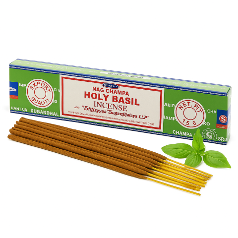 Instrumente și Accesorii Spirituale - Satya Incense Sticks Holy Basil 15g – betisoare parfumate