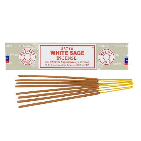 Instrumente și Accesorii Spirituale - Satya Incense Sticks White Sage 15g – betisoare parfumate