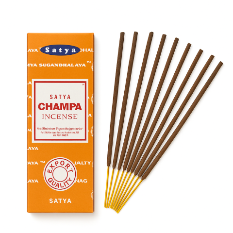 Instrumente și Accesorii Spirituale - Satya Incense Sticks Champa 15g – Nag Champa betisoare