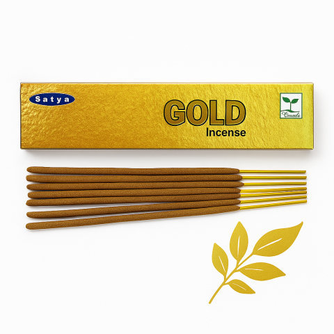 Instrumente și Accesorii Spirituale - Satya Incense Sticks Gold 15g – betisoare parfumate