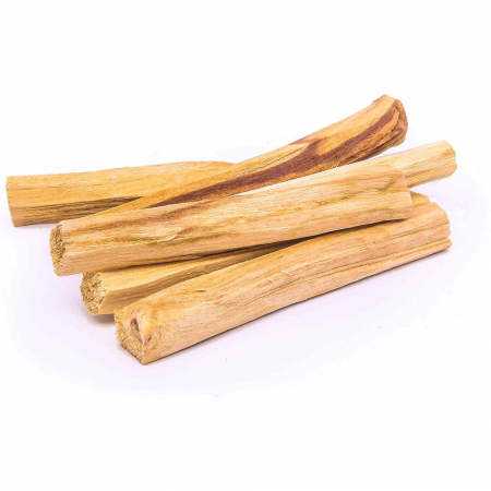 Pachet 20 Bucati Lemn "Sfant" Palo Santo + Saculet satin pastrare Original din Peru - Pentru Curatarea Cristalelor, 20