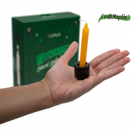 Set de 6 bucati suport ceramica pentru lumanari utilizate pentru ritualuri magice, proiecte DIY, consumabile Wiccan si multe altele [2]