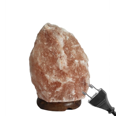 Lampa Sare Himalaya 1.5–2 kg – lumina ambientala calda si relaxanta, include bec si priza EU [2]