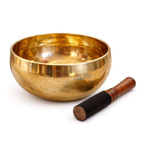 Instrumente și Accesorii Spirituale - Bol Tibetan Extra Mare din Cupru Nobil – Instrument de Armonizare, Vindecare si Echilibru Energetic