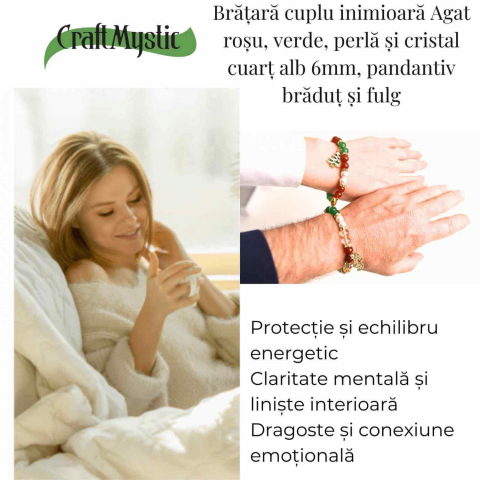 Set bratari cuplu pietre naturale - dragoste si armonie [4]