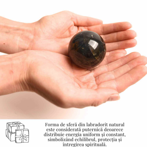 Sfera Labradorit 55-60mm - Protectie si Intuitie Amplificata [5]