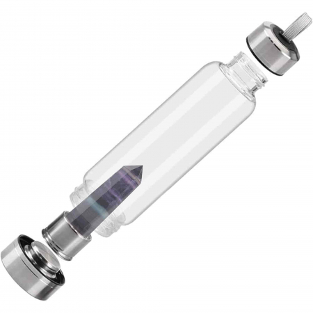 Sticla de apa cu varf de cristal Ametist – 550 ml [5]