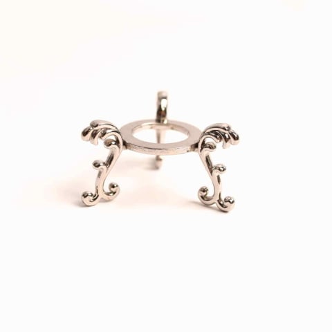 Suport Metalic pentru Sfere, Oua, Pietre – Design Dublu Elegant Suport Metalic pentru Sfere, Oua, Pietre – Design Dublu Elegant