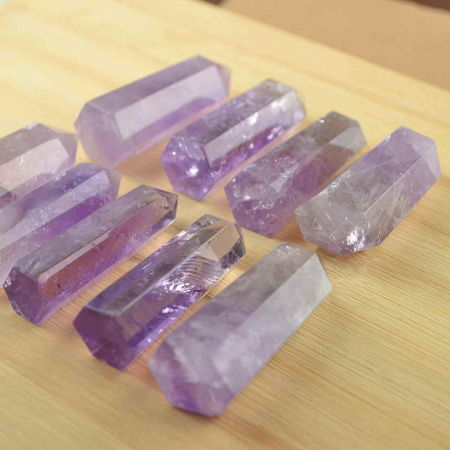 Turn de cristal semipretios vindecator hexagonal Ametist - Obelisc cu inaltimea intre 6-7 cm [5]