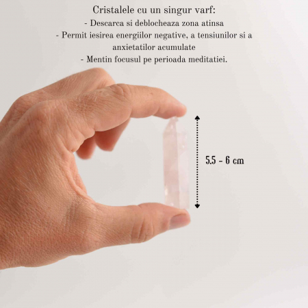 Varf de Cristal 6 cm pentru cele 12 zodii - Pietre semipretioase specifice zodiei - Un cadou deosebit [1]