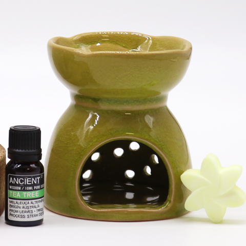 Aromaterapie - Arzator ceramica Tree of Life – compatibil uleiuri si wax melts – relaxare instant in casa ta