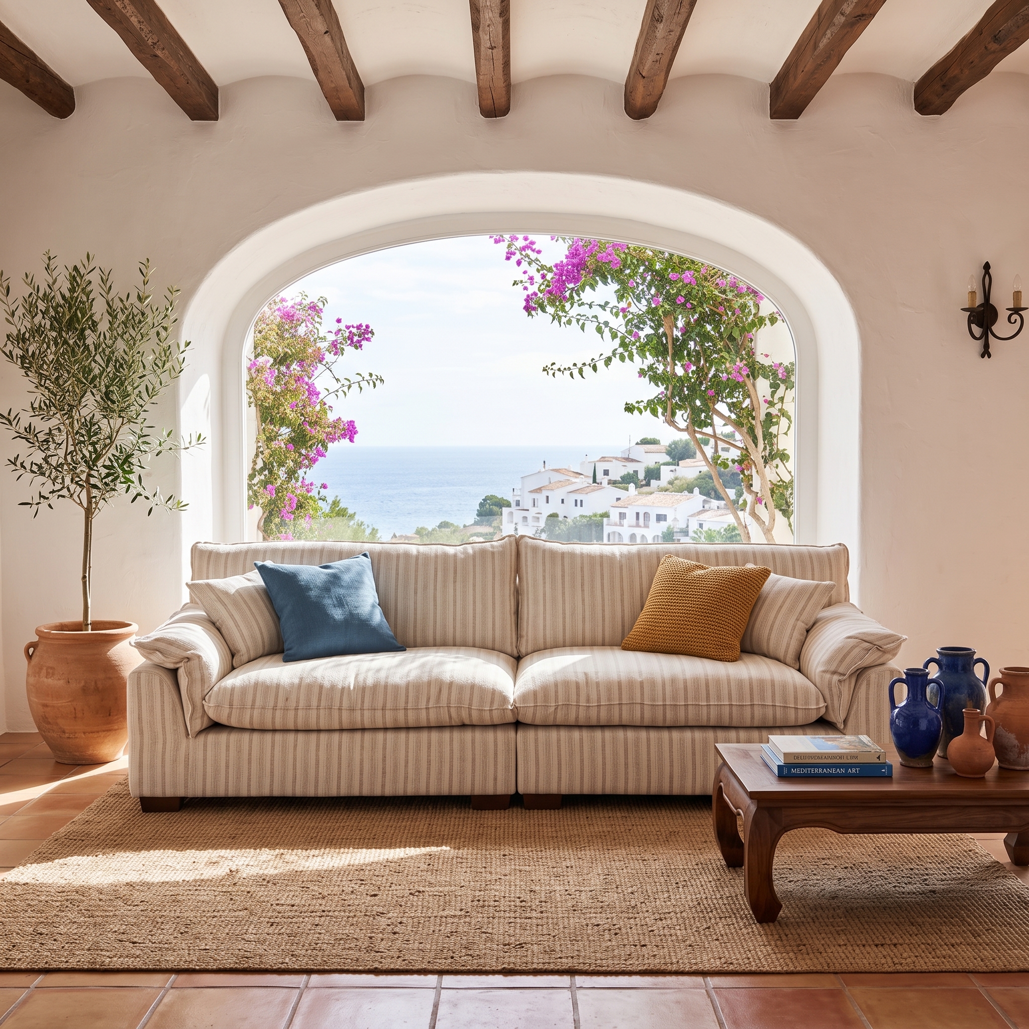 Stilul Mediteranean în Designul Interior: Cum să aduci atmosfera de vacanță în casa ta pe tot parcursul anului