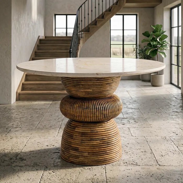 Tendințe în Dining: Cum alegi masa rotundă perfectă pentru un decor cu personalitate