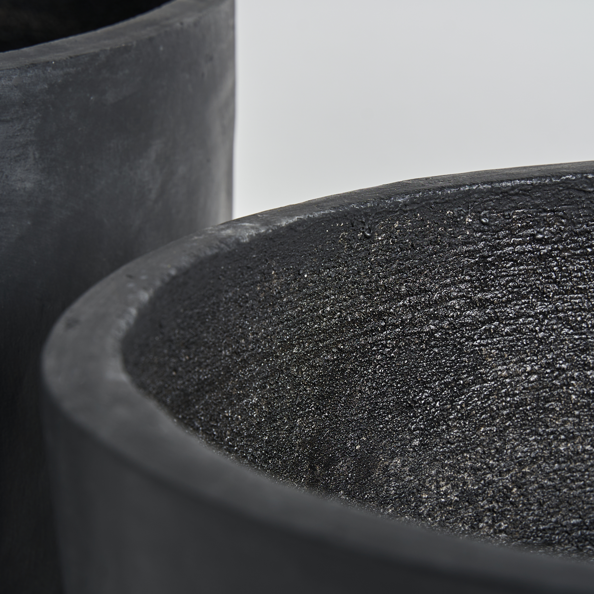 Set vase teracota neagra contemporane|Vase decorative elegante [4]