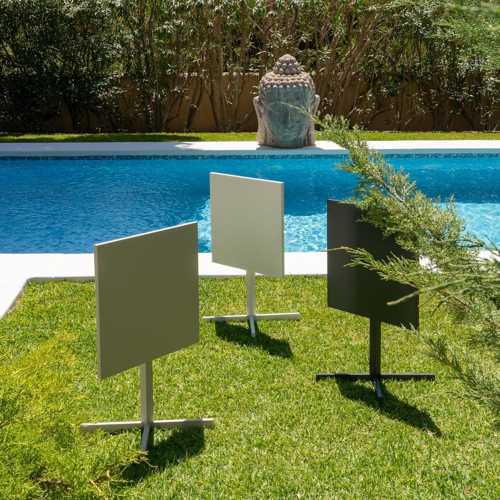 Masa Pliabila Patrata Otel Negru - CreativDeco.ro [14]