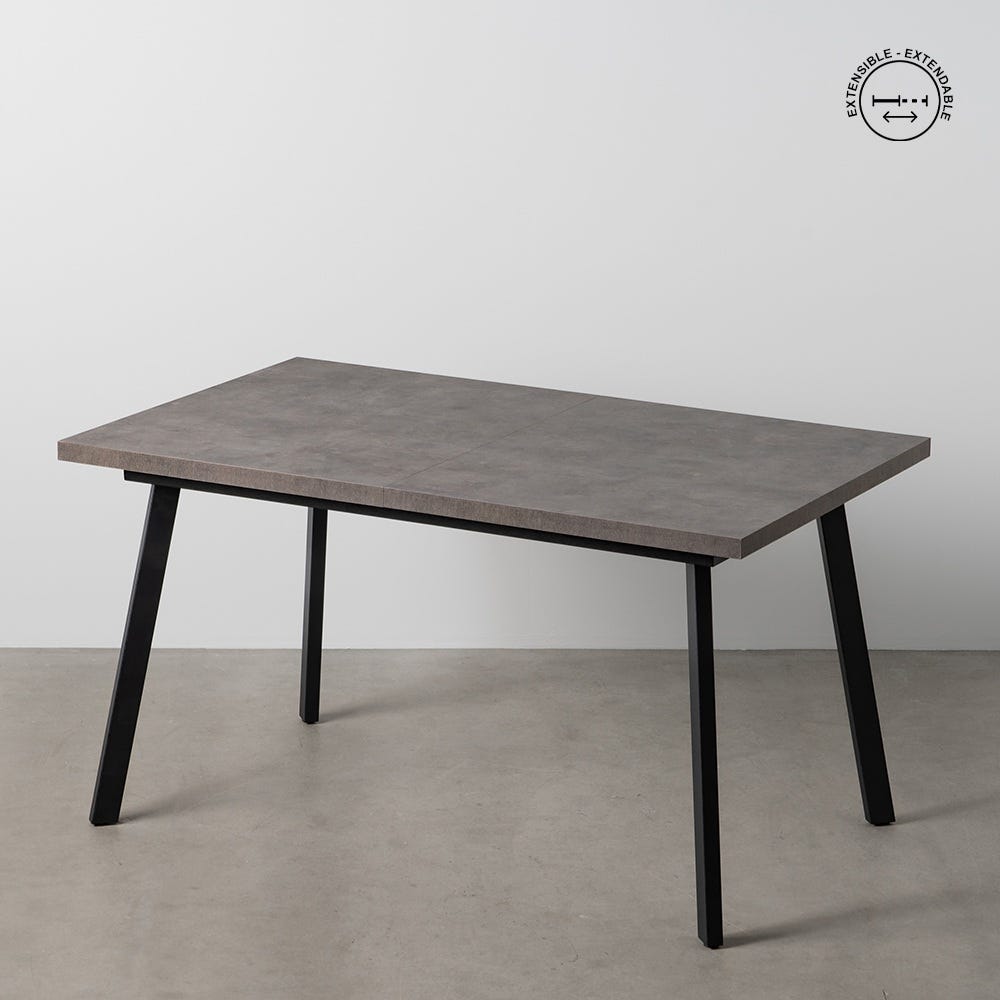 Masa Extensibila Gri CreativDeco - Design Industrial pentru Dining Modern