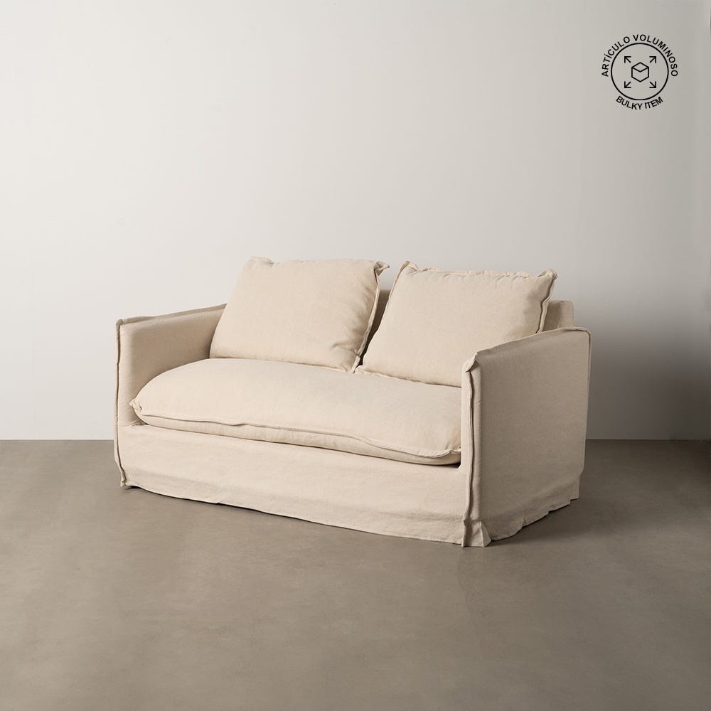 Canapea crem 2 locuri eleganta