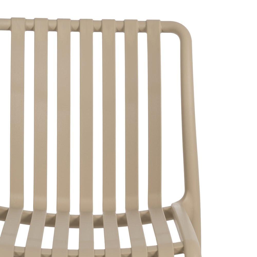 Scaune bej stivuibile moderne|Mobilier exterior eficient [7]