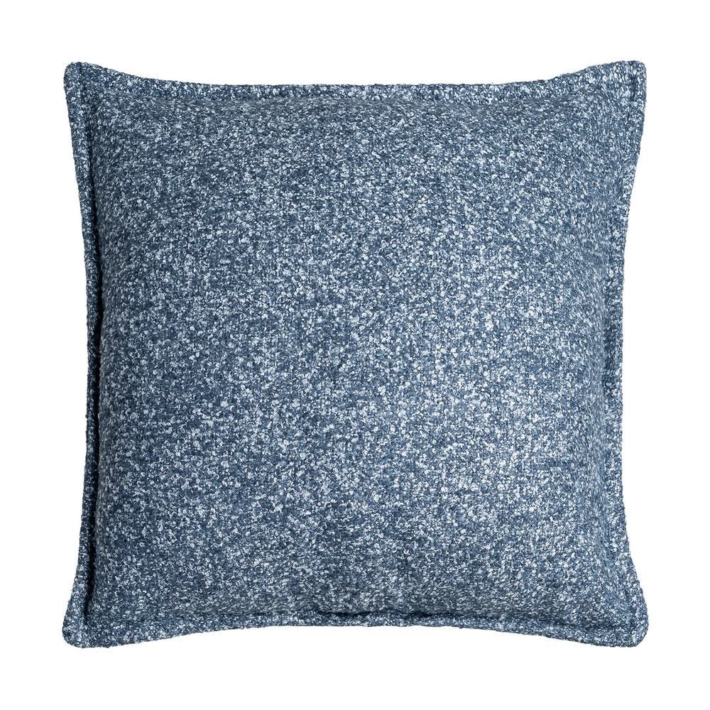 Stil de design - Set 2 perne decorative albastru închis cu fir melanj alb și albastru deschis pe fundal alb