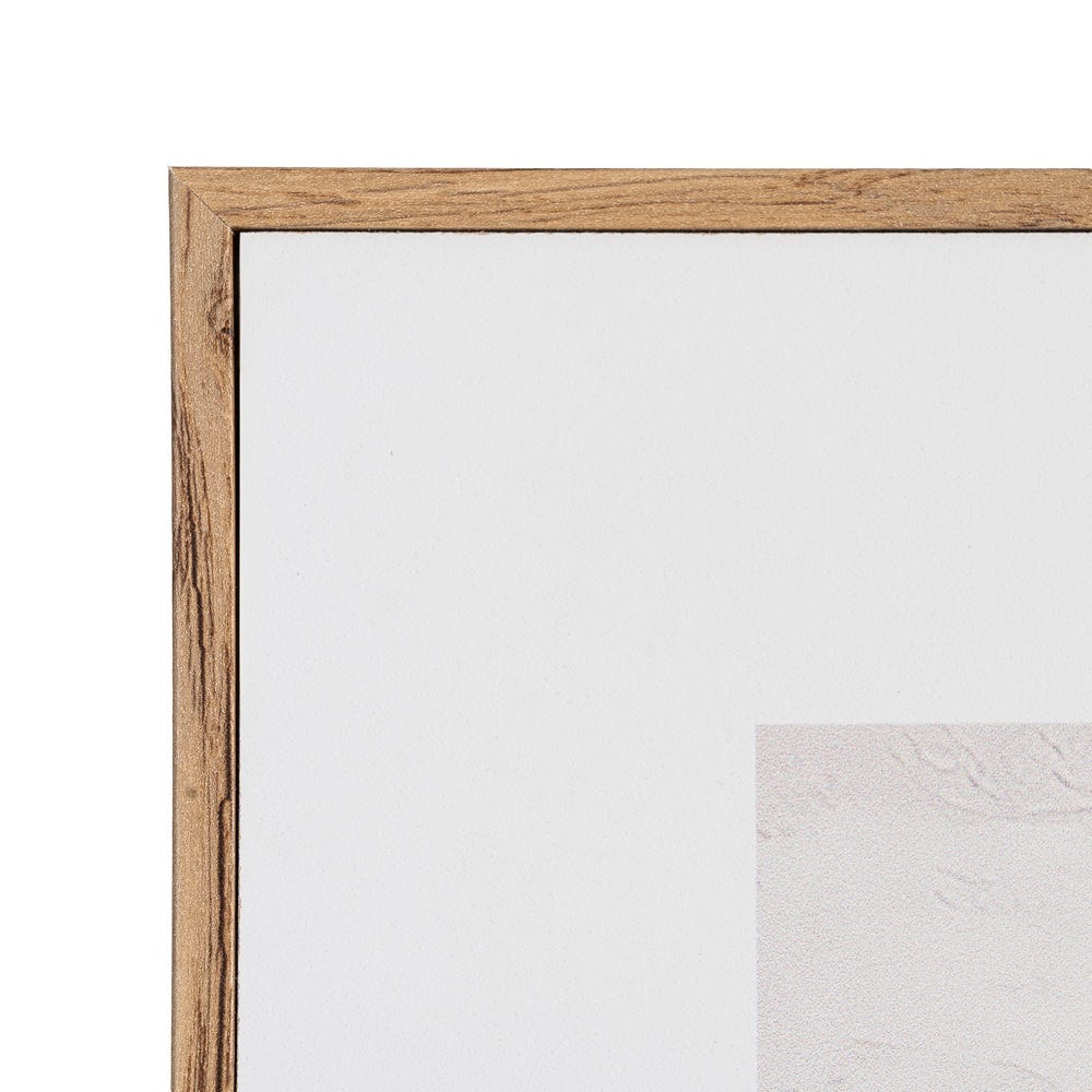 Set 2 tablouri abstracte cu forme rotunjite în roz pudră și bej cu efect de relief [4]