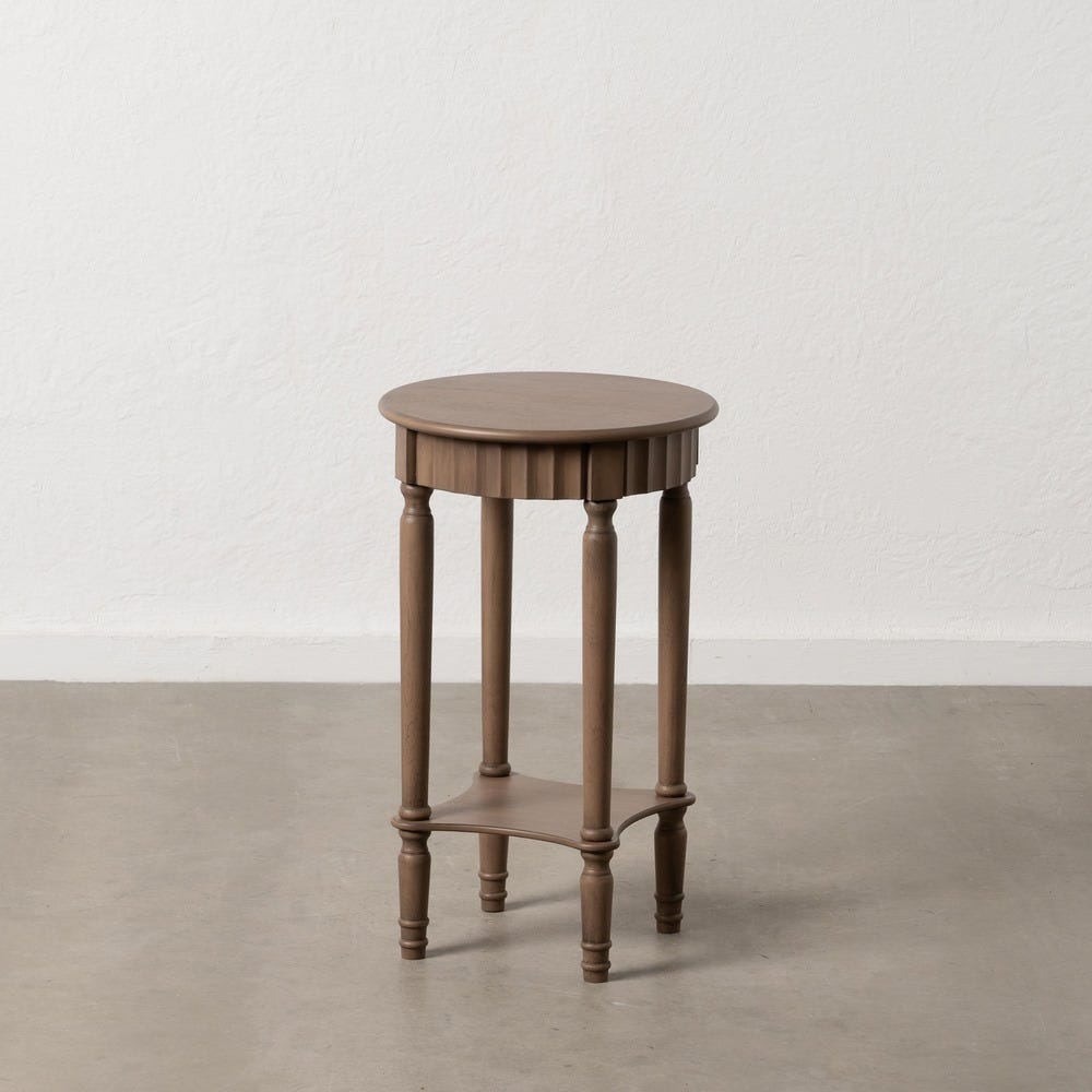 Masute Laterale - Măsuță Elegantă Lemn Pin CreativDeco - Design Stilat pentru Dormitor și Hol
