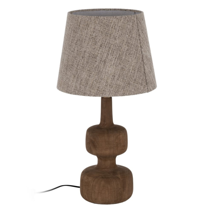 Abajur poliester maro mare|Accesorii pentru iluminat decorativ [4]