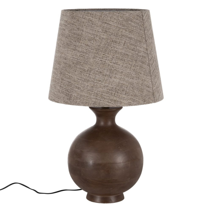 Abajur poliester maro dimensiuni mari|Accesorii pentru lămpi elegante [4]