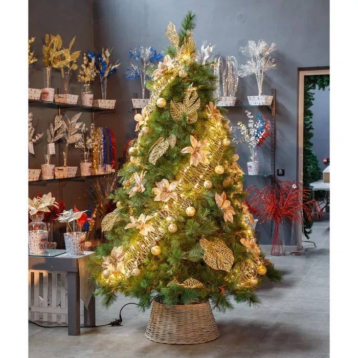 Acoperitoare Decorativa Brad CreativDeco - Design Rustic pentru Craciun [2]