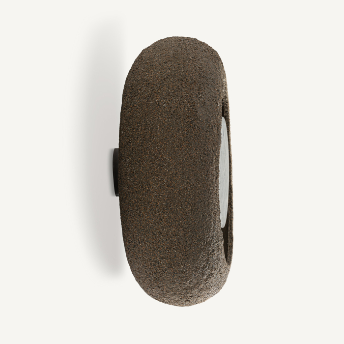 Aplică de perete sculpturală din ciment și piatră [2]