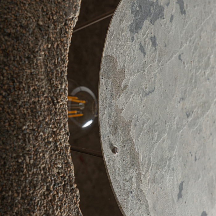 Aplică de perete sculpturală din ciment și piatră [3]